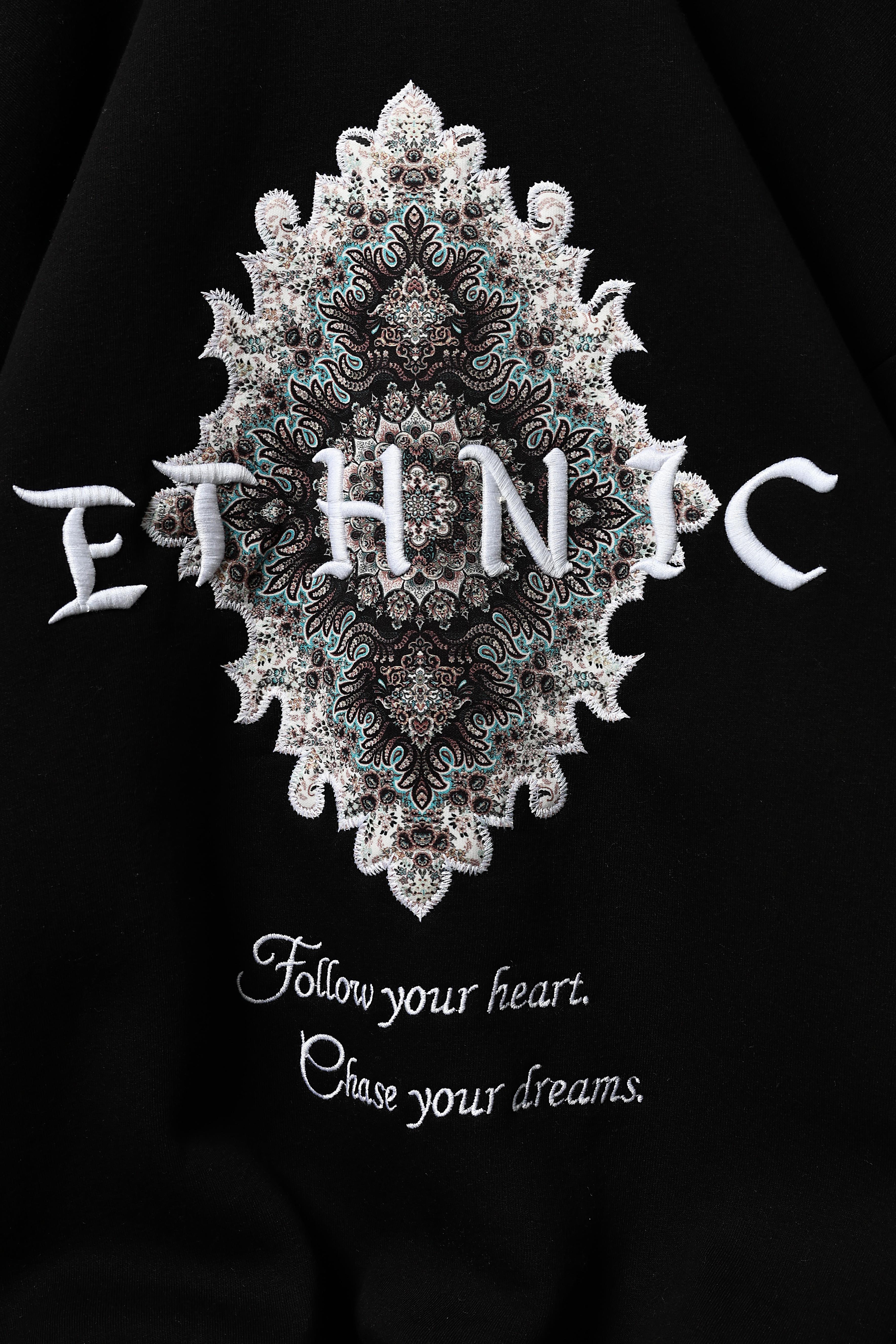 ETHNIC VEIL HOODIE