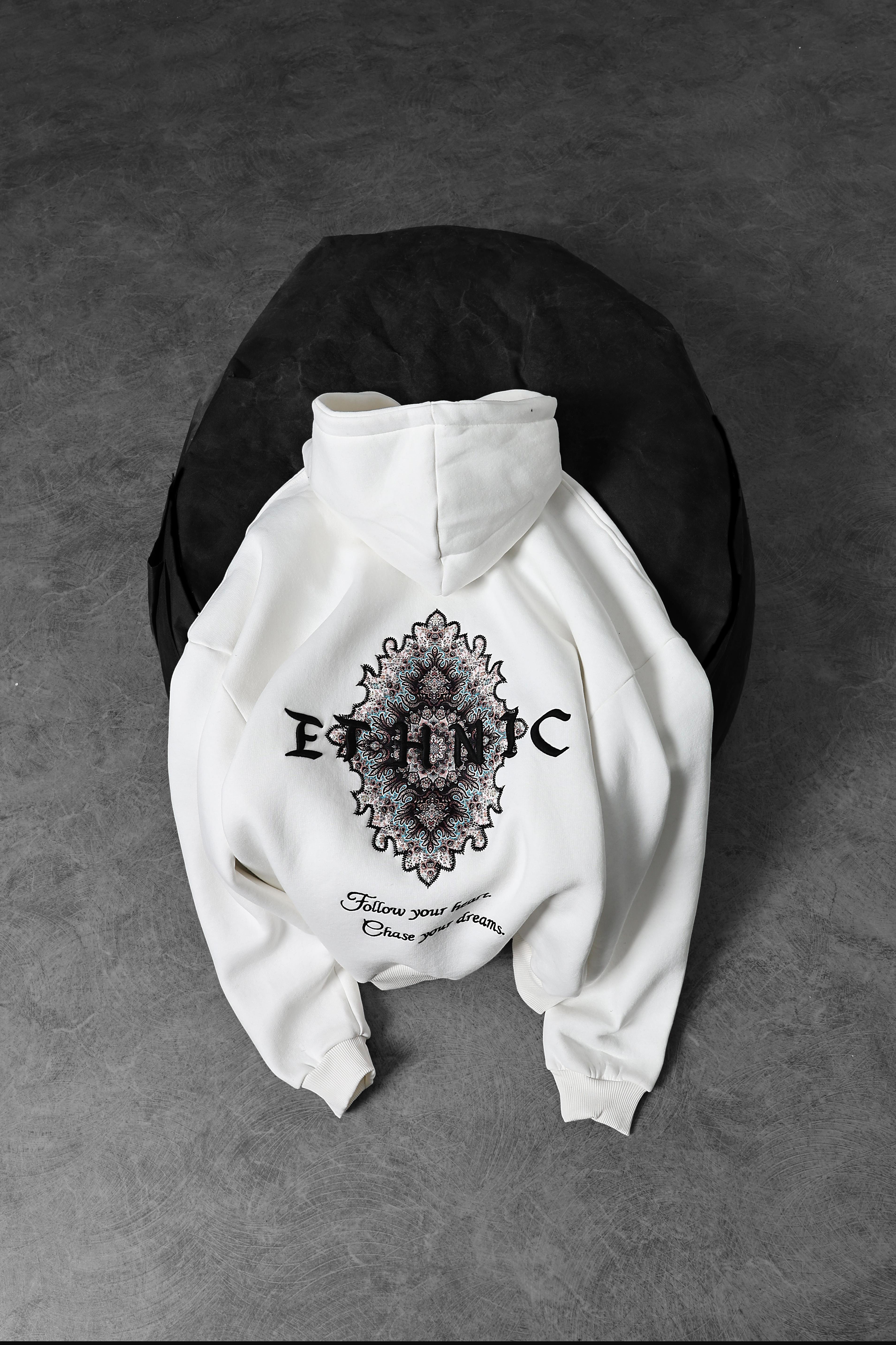 ETHNIC HALO HOODIE
